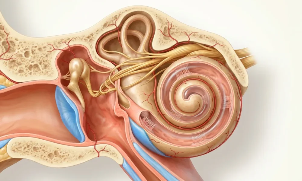 Tinnitus - iç kulak koklea anatomisi