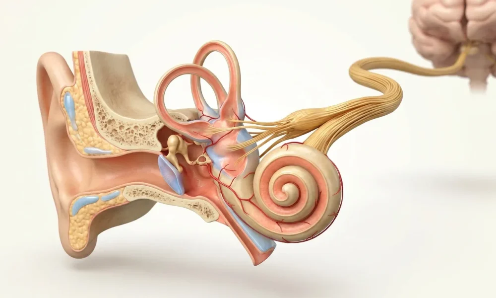VNG testi - iç kulak ve vestibüler sinir anatomisi