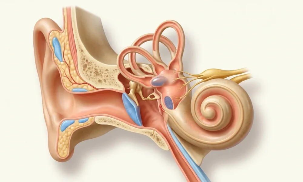 OCR testi - iç kulak utrikül otolit organı anatomisi