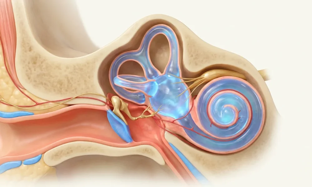İç kulak tansiyonu - endolenf sıvısı ve labirent anatomisi