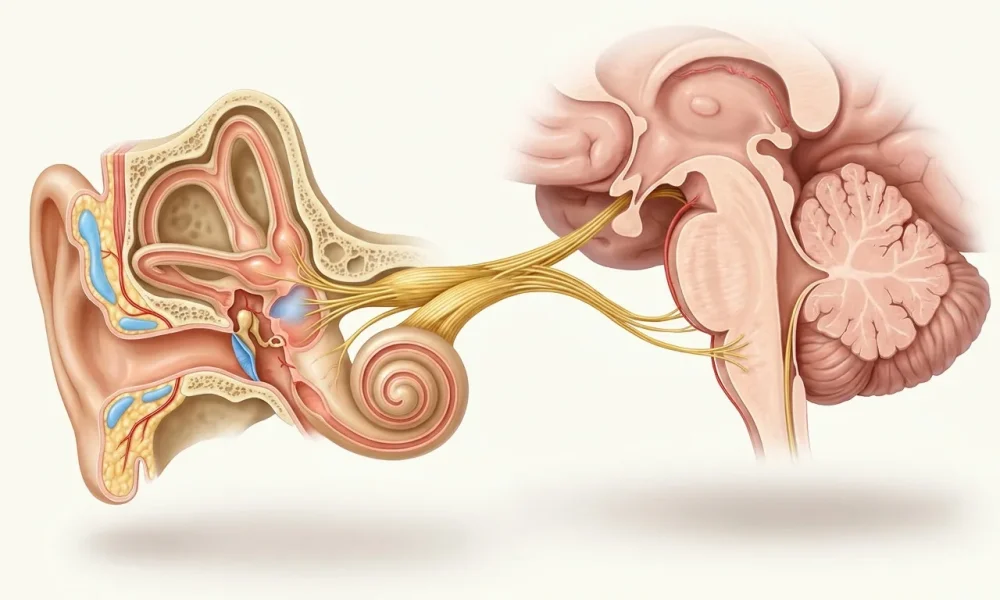 Santral ve periferik vertigo - iç kulak ve beyin anatomisi