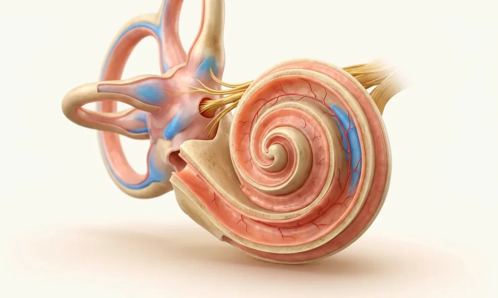 Ani kulak çınlaması ve baş dönmesi - iç kulak koklea anatomisi