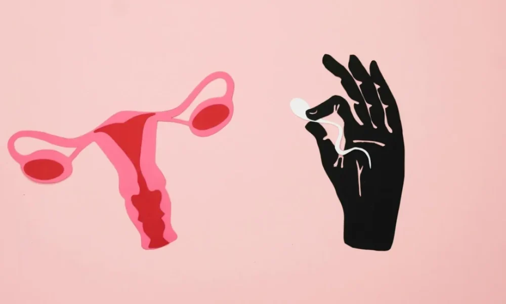 Endolenfatik hidrops - hasta belirti gosterimi ve anatomik kesit illustrasyonu