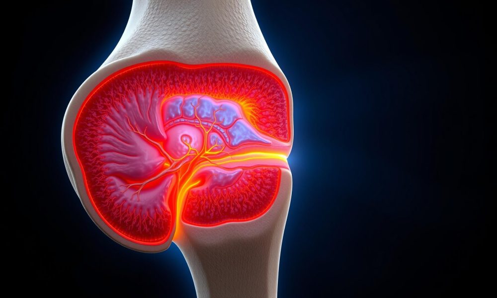 Tinnitus tedavi - medikal atlas stilinde anatomik kesit illustrasyonu