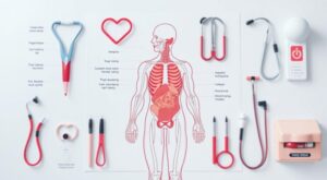 Işitme kaybı - hasta belirti gosterimi ve anatomik kesit illustrasyonu