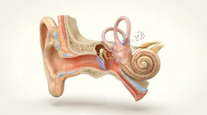 Kristal kayması BPPV - iç kulak yarım daire kanalları anatomisi