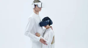 BPPV VR tedavi - medikal atlas stilinde anatomik kesit illustrasyonu